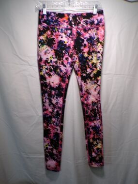 Mossimo Women's S Multicolor Floral Workout Leggings Ankle